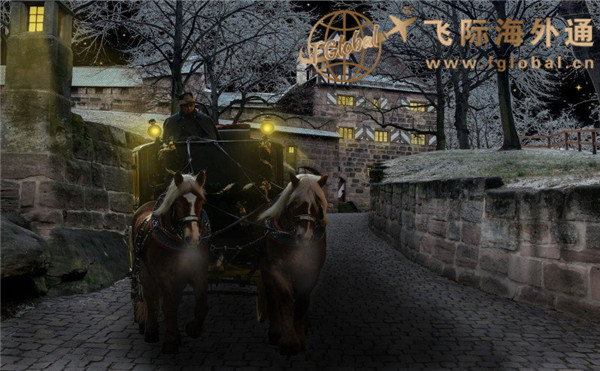 两匹马拉着车