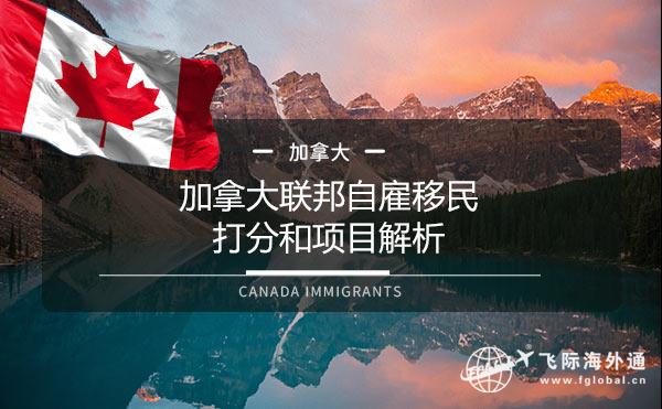 加拿大自雇移民打分