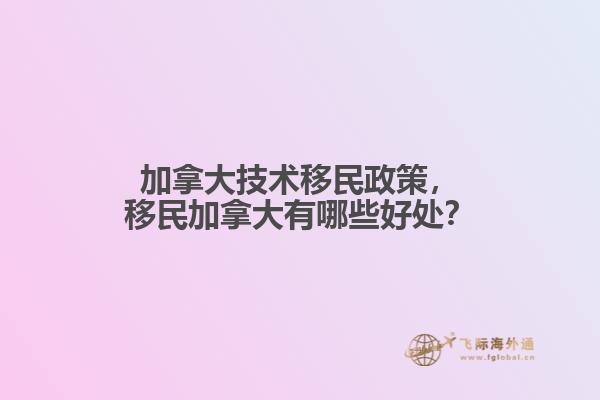 加拿大技术移民政策