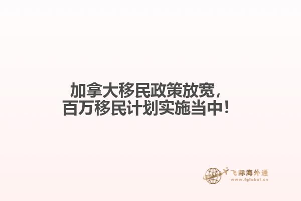 加拿大移民政策放宽,百万移民计划实施当中!
