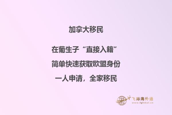 加拿大移民项目利与弊