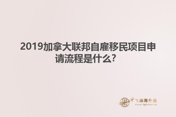 2019加拿大联邦自雇移民项目申请流程是什么？