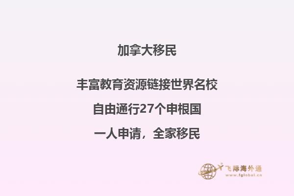 加拿大投资移民优点