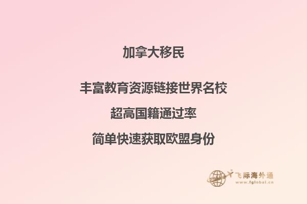 加拿大移民好处有哪些