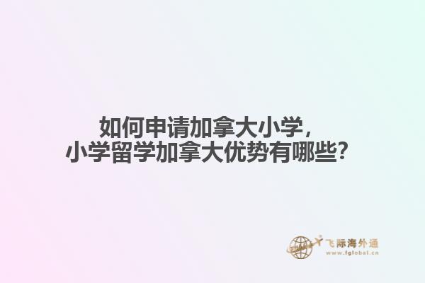 如何申请加拿大小学,小学留学加拿大优势有哪些?
