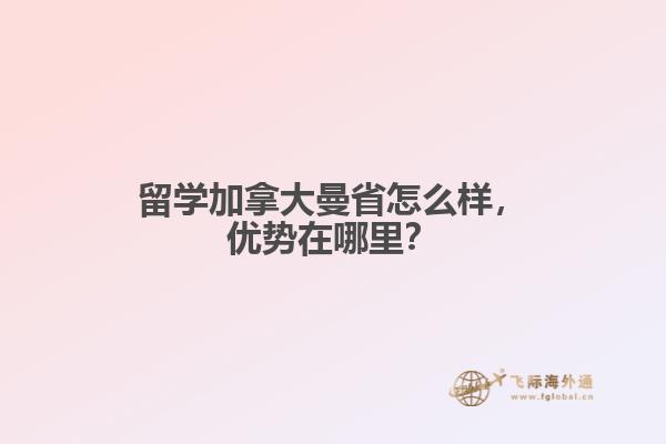 留学加拿大曼省怎么样,优势在哪里?