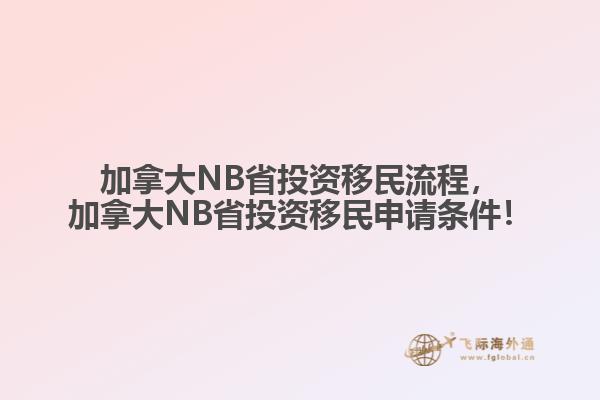 加拿大NB省投资移民流程，加拿大NB省投资移民申请条件！