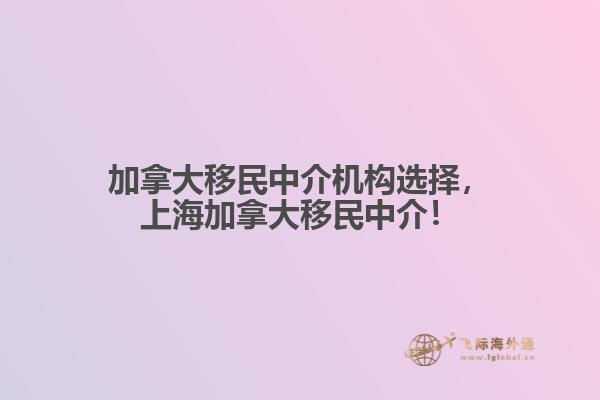 加拿大移民中介机构选择