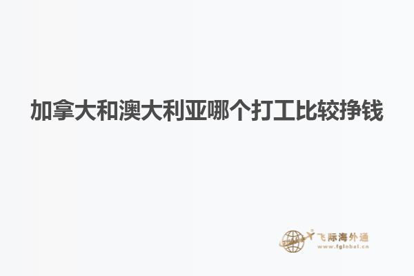 加拿大和澳大利亚哪个打工比较挣钱