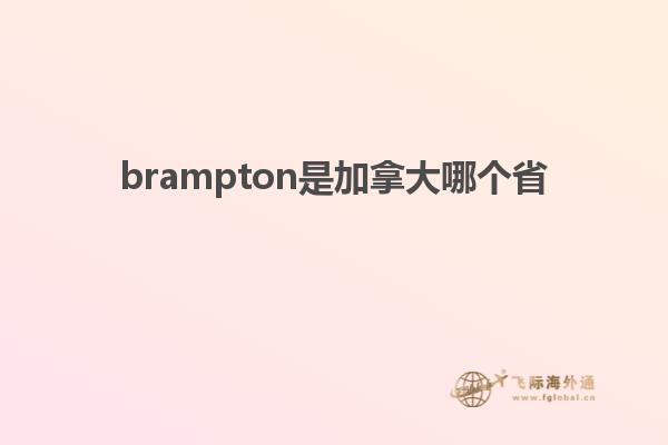brampton是加拿大哪个省