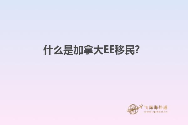 什么是加拿大EE移民？