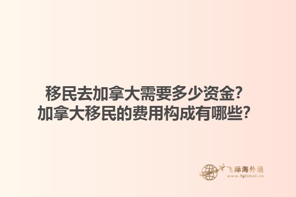 移民去加拿大需要多少资金？加拿大移民的费用构成有哪些？1.jpg