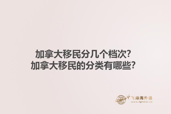 加拿大移民分几个档次？加拿大移民的分类有哪些？1.jpg