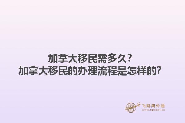 加拿大移民需多久？加拿大移民的办理流程是怎样的？1.jpg