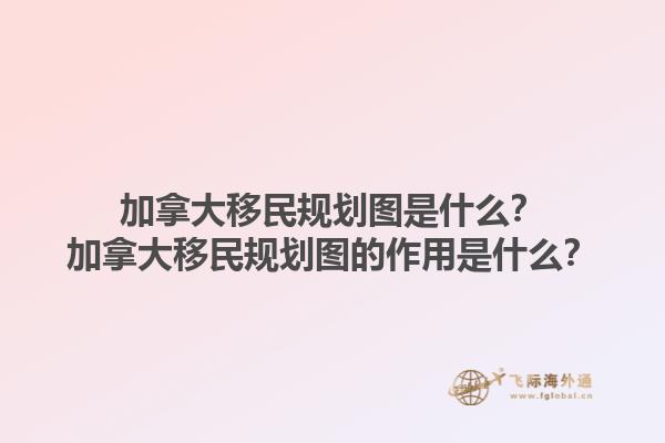 加拿大移民规划图是什么？加拿大移民规划图的作用是什么？1.jpg