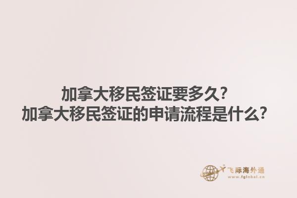加拿大移民签证要多久？加拿大移民签证的申请流程是什么？1.jpg