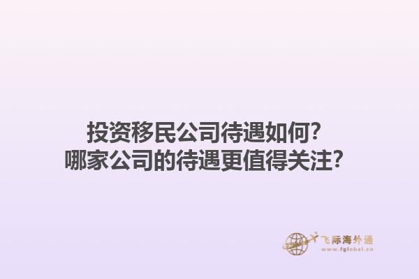 投资移民公司待遇如何？哪家公司的待遇更值得关注？1.jpg