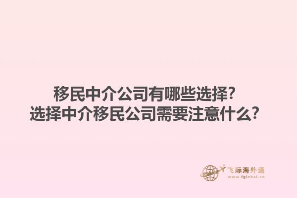 移民中介公司有哪些选择？选择中介移民公司需要注意什么？1.jpg
