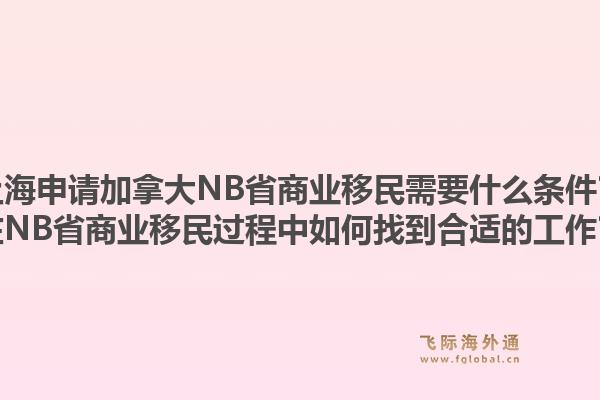 上海申请加拿大NB省商业移民需要什么条件?在NB省商业移民过程中如何找到合适的工作?1.jpg
