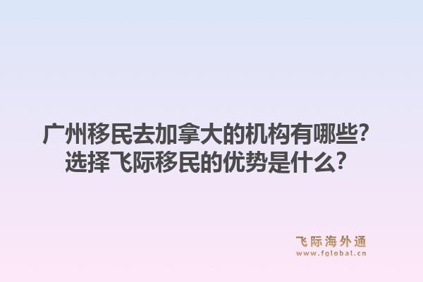 广州移民去加拿大的机构有哪些？选择飞际移民的优势是什么？1.jpg