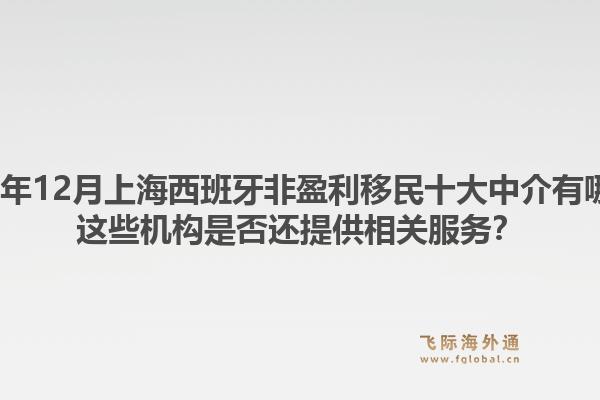 2025年12月上海西班牙非盈利移民十大中介有哪些？这些机构是否还提供相关服务？1.jpg