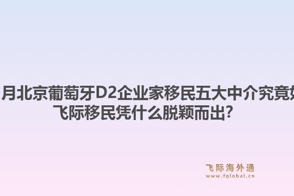 2025年12月北京葡萄牙D2企业家移民五大中介究竟如何选择？飞际移民凭什么脱颖而出？1.jpg