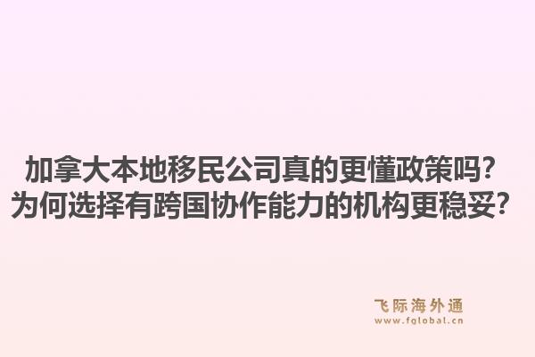 加拿大本地移民公司真的更懂政策吗?为何选择有跨国协作能力的机构更稳妥?1.jpg