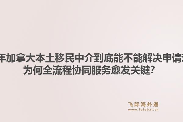 2026年加拿大本土移民中介到底能不能解决申请难题？为何全流程协同服务愈发关键？1.jpg