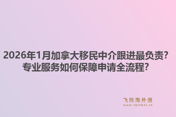 2026年1月加拿大移民中介跟进最负责？专业服务如何保障申请全流程？1.jpg