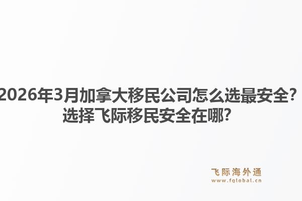 2026年3月加拿大移民公司怎么选最安全？选择飞际移民安全在哪？1.jpg