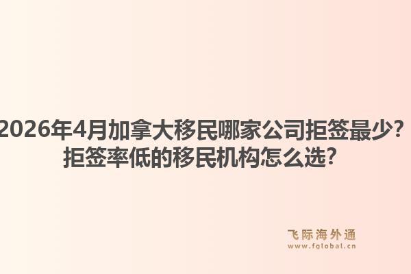 2026年4月加拿大移民哪家公司拒签最少？拒签率低的移民机构怎么选？1.jpg