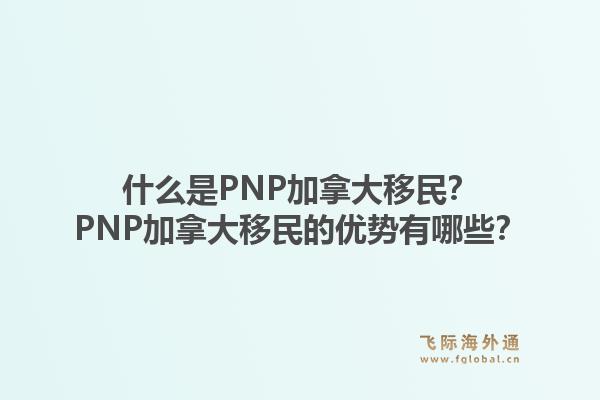 什么是PNP加拿大移民？PNP加拿大移民的优势有哪些？